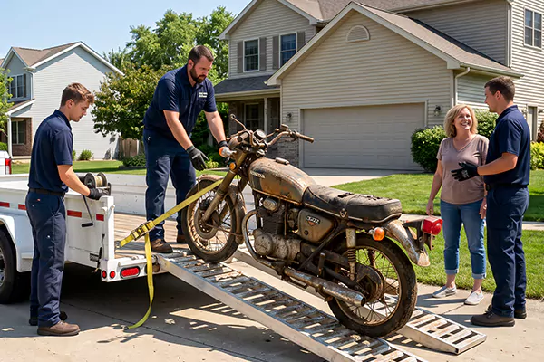 Junk Motorcycle Removal in Chicago, IL