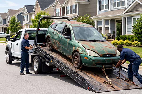 No Title Junk Car Removal in Chicago, IL