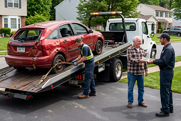 Salvage Car Pick Up in Chicago, IL