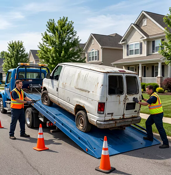 Trusted junk van removal service in Chicago, IL