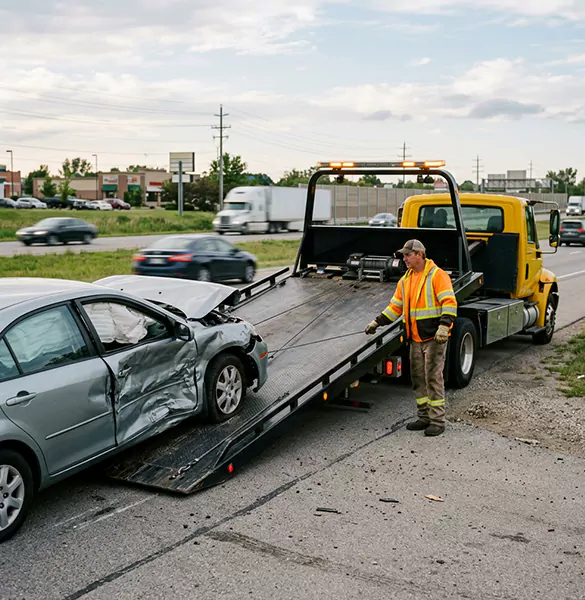Trusted wrecked car removal service in Chicago, IL