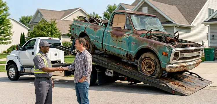 Non-Running Junk Truck Removal in Chicago