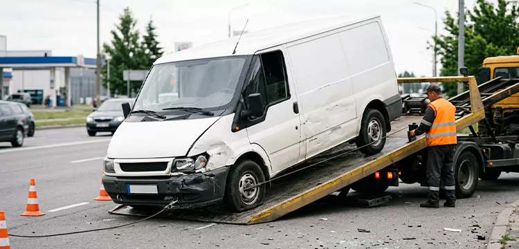 Damaged Van Removal in Chicago