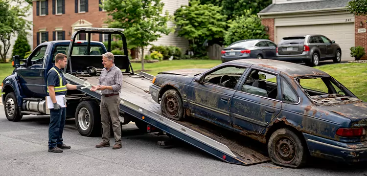 Old Junk Car Removal in Chicago