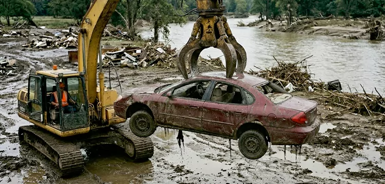 Flood Damaged Junk Car Pick Up for Cash in Chicago 