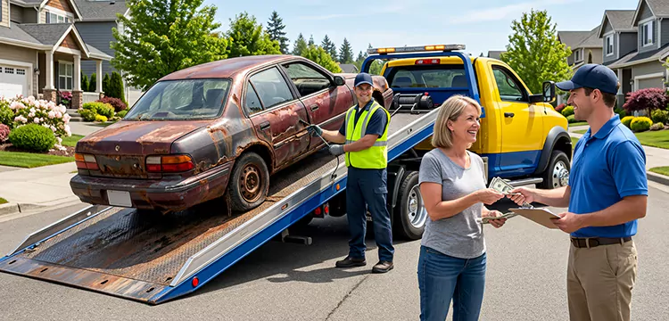 Water-Damaged Scrap Car Removal in Chicago